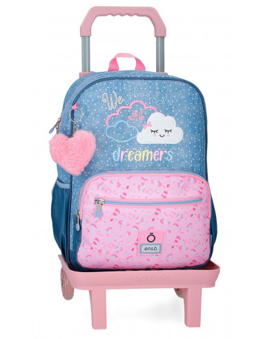 96924T1 MOCHILA ADAP. C/CARRO 38CM.ENSO DREAMERS